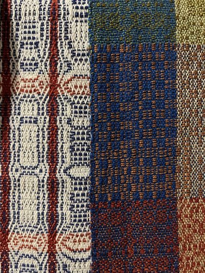 Tessura handwoven textile close-up